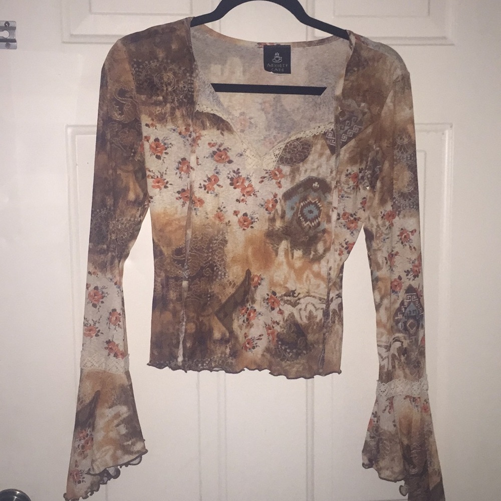Super stretchy boho blouse